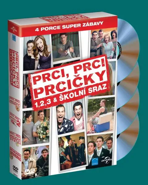 4 DVD Prci, prci, prcičky 1-4