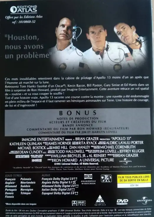 Apollo 13 Dvoudisková speciální edice - DVD /plast/