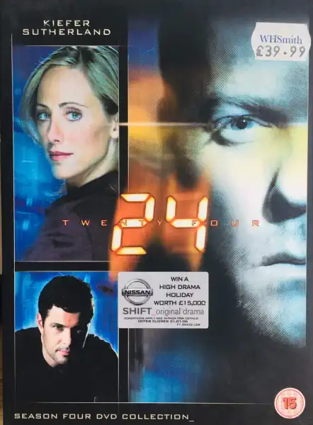 24 Twenty Four - Season 4 DVD Collection - v originálním znění bez CZ titulků - 7xDVD /multi digipack v šubru/ - bazarové zboží 