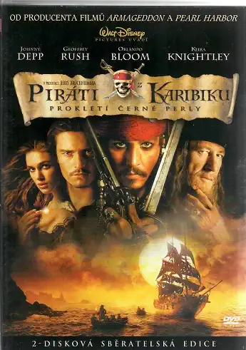 Piráti z Karibiku: Prokletí černé perly 2-disková edice ( plast ) DVD /bazarové zboží/