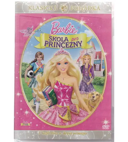 Barbie a Škola pro princezny - DVD plast /bazarové zboží/