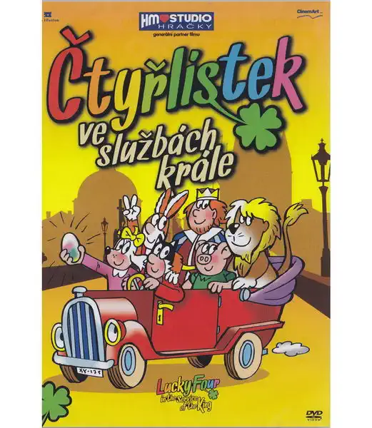 Čtyřlístek ve službách krále ( bazarové zboží ) plast DVD