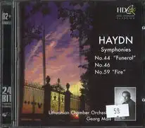 Haydn - Symphonies no. 44 / no. 46 / no. 59 - CD