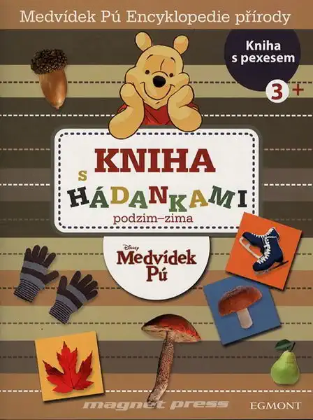 Medvídek Pú - Kniha s hádankami - podzim, zima