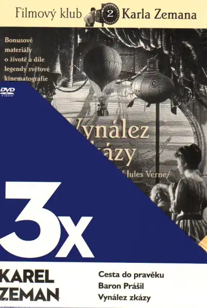 Kolekce filmů Karla Zemana 3x - Cesta do pravěku, Vynález zkázy, Baron Prášil - DVD