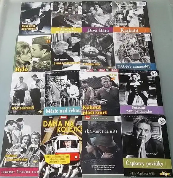 Kolekce starých českých filmů - 16 DVD