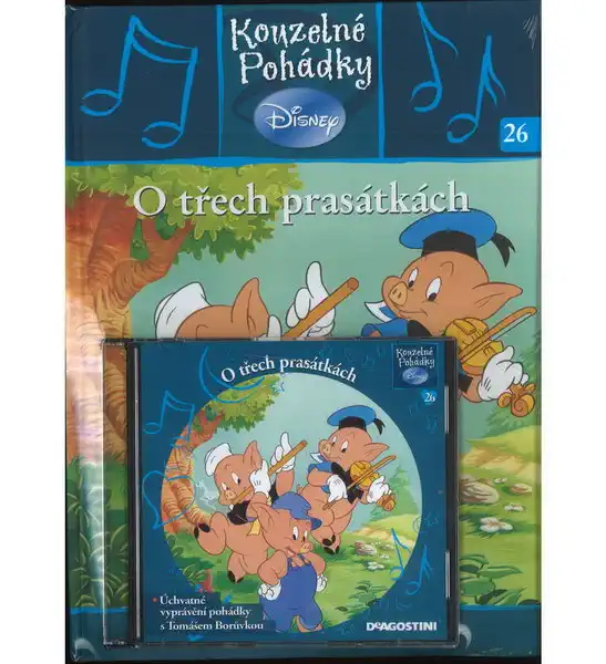 Kouzelné pohádky Disney 26. - O třech prasátkách + CD