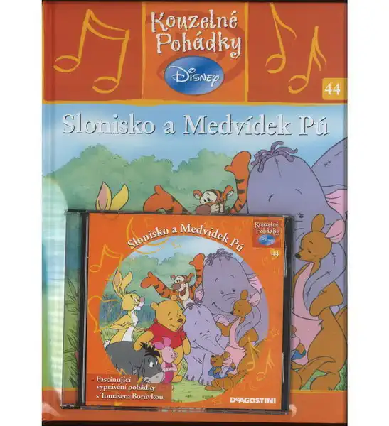 Kouzelné pohádky Disney 44. - Slonisko a Medvídek Pú + CD - bazarové zboží