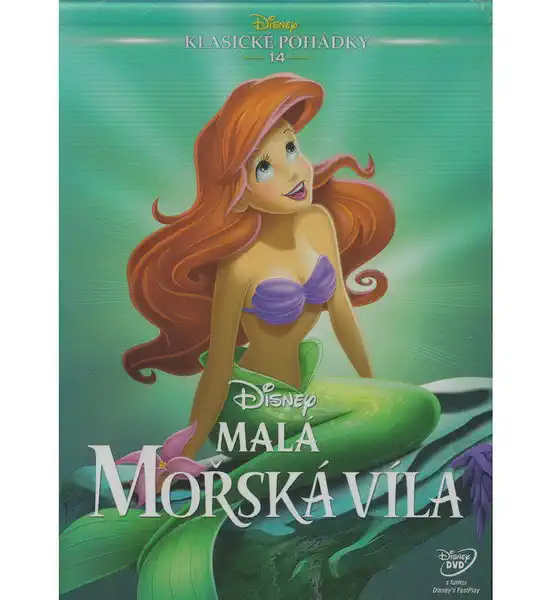 Malá mořská víla - Disney - DVD plast /bazarové zboží/