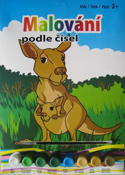 Malování podle čísel - Klokan