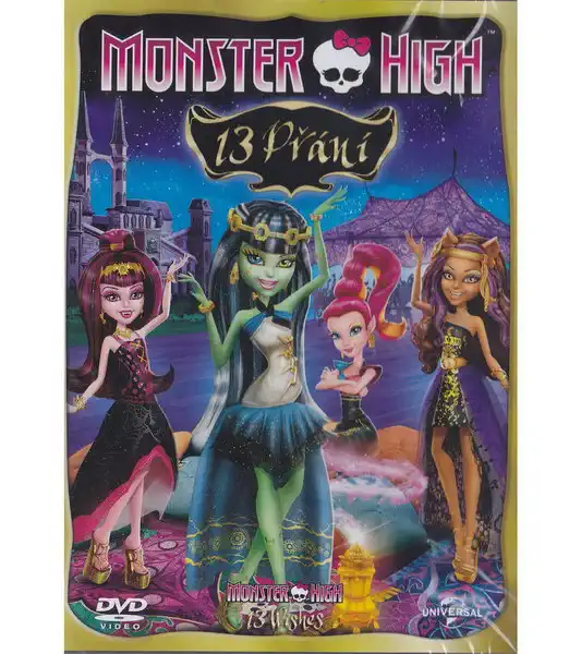 Monster High: 13 přání - DVD plast