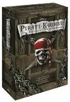 Piráti z Karibiku - kolekce čtyř filmů - DVD plast