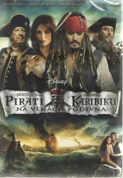 Piráti z Karibiku: Na vlnách podivna - DVD plast /bazarové zboží/