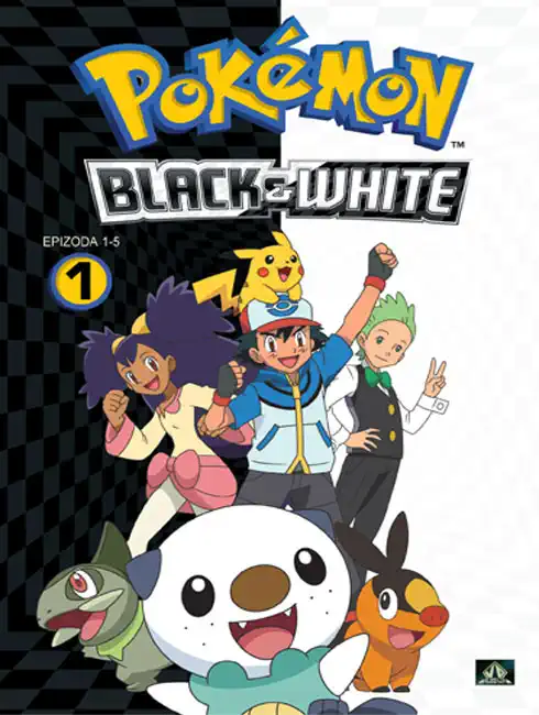 Pokémon black and white 1 - plast DVD