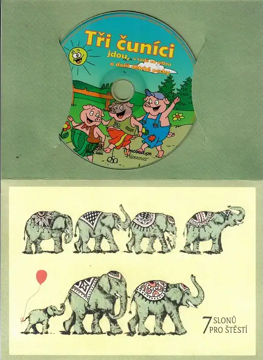 Tři čuníci jdou, v řadě za sebou ( dárkový papír obal ) CD