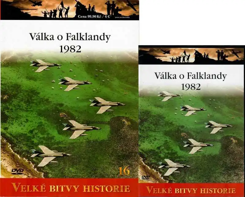Velké bitvy historie 16 - Válka o Falklandy 1982 (časopis + DVD)