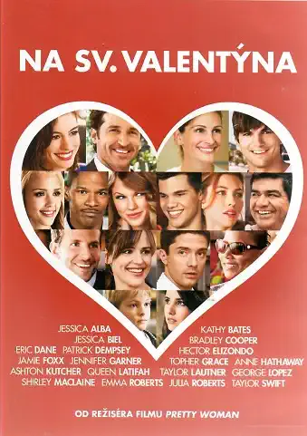 Na sv. Valentýna - DVD plast (bazarové zboží)