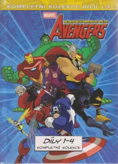 The Avengers: Nejmocnější hrdinové světa kolekce 1.-4. 4DVD