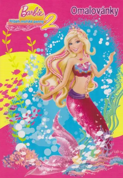 Barbie Příběh mořské panny 2 - Omalovánky