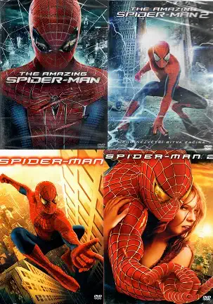 Kolekce Spider-man - 4 DVD ( nekompletní )