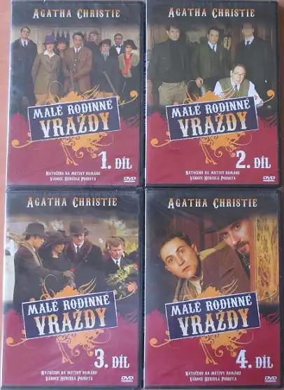Kolekce Malé rodinné vraždy - 4 DVD /bazarové zboží/