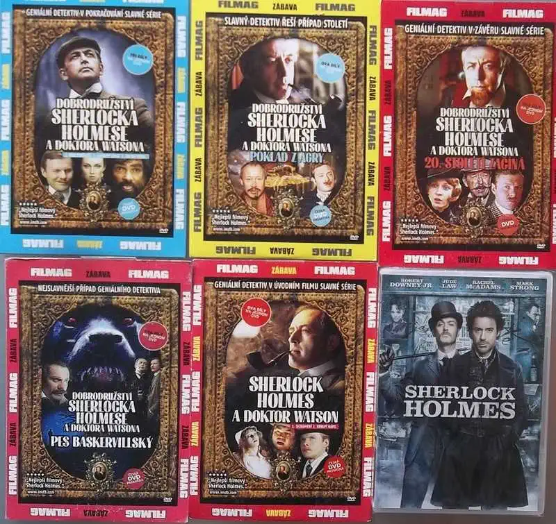 Kolekce Sherlock Holmes - 6 DVD
