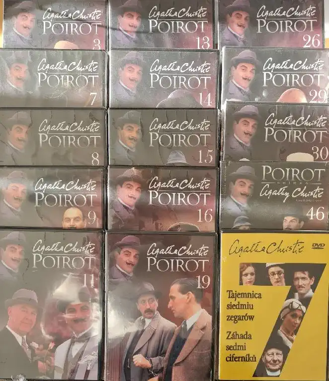 Kolekce Poirot - 14 DVD + 1 DVD bonus