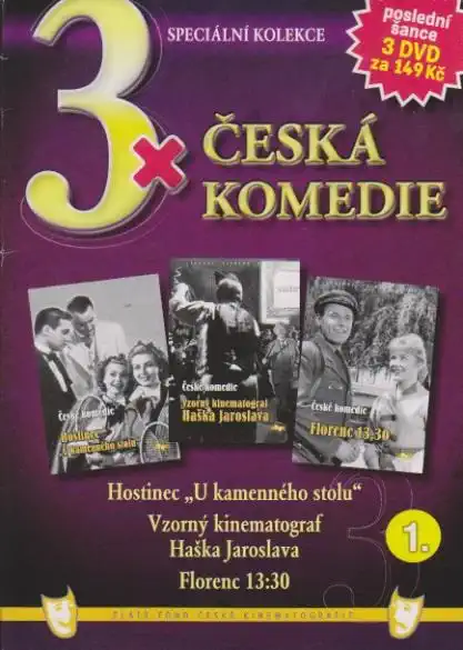3x česká komedie 1 (Hostinec "U kamenného stolu" + Vzorný kinematograf Haška Jaroslava ..