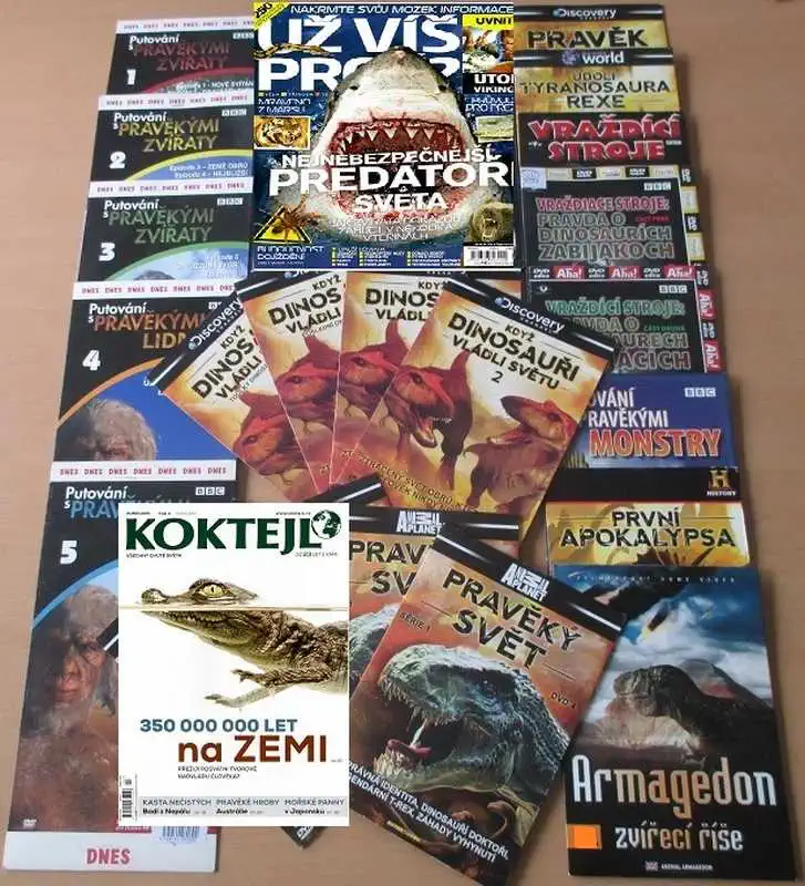 Kolekce Pravěk - 2x časopis + 22 DVD