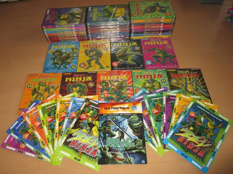 Velká kolekce Želvy Ninja - 40 DVD