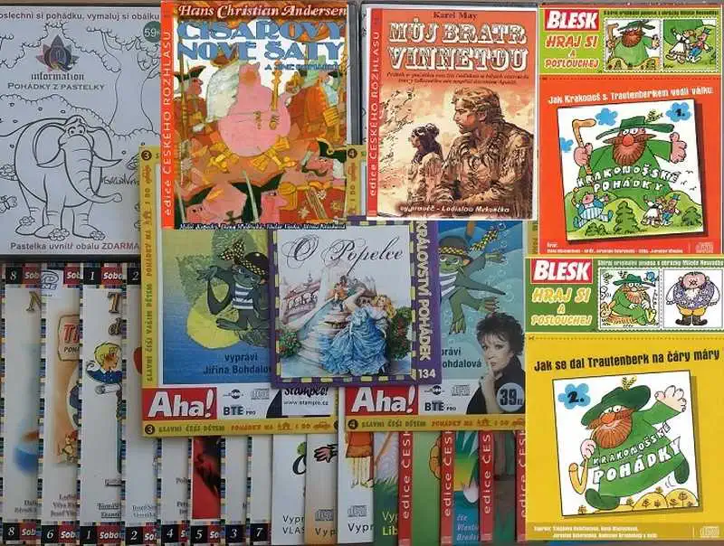 Velká kolekce mluvených pohádek a písniček - 36 CD