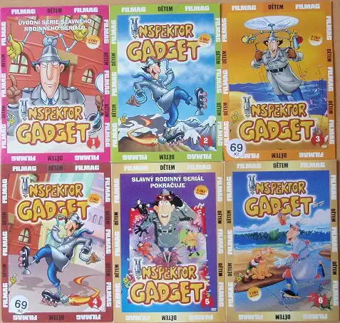 Kolekce Ispektor Gadget - 6 DVD