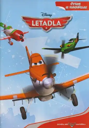 Letadla - Čtení se samolepkami