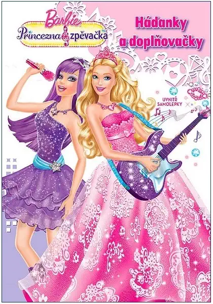 Barbie Princezna a zpěvačka - hádanky a doplňovačky