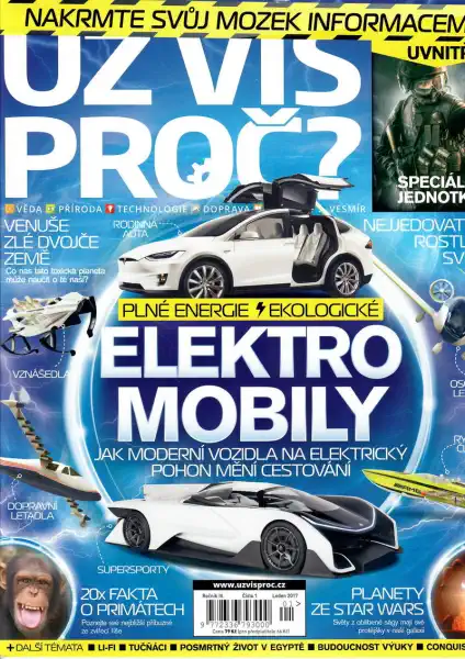 Už víš proč? Leden 2017 - číslo 1 - Elektromobily