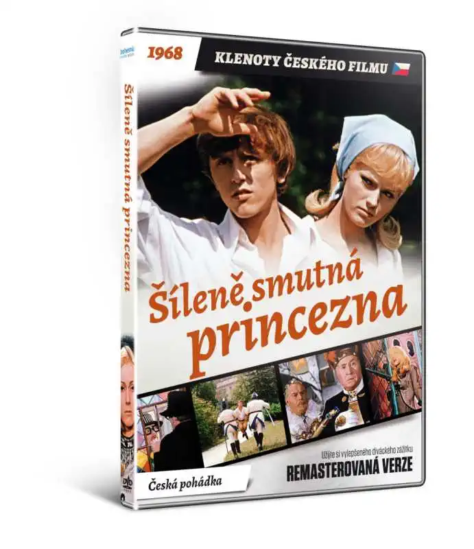 Šíleně smutná princezna - edice KLENOTY ČESKÉHO FILMU (remasterovaná verze) - DV