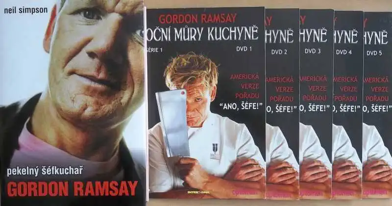 Pekelný šéfkuchař Gordon Ramsey - Neil Simpson + 5DVD DÁREK