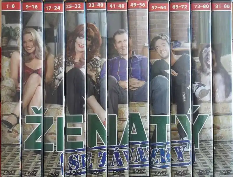 Kolekce Ženatý se závazky KOMPLETNÍ 88DVD - bazarové zboží