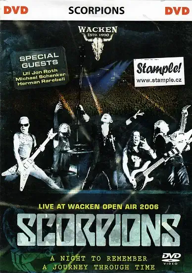 Scorpions: Live at Wacken Open Air 2006 DVD - pošetka DVD