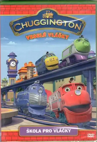 Chuggington - Veselé vláčky - škola pro vláčky - DVD plast/bazarové zboží/