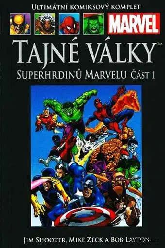 Ultimátní komiksový komplet H5 TAJNÉ VÁLKY SUPERHRDINŮ MARVELU - ČÁST PRVNÍ
