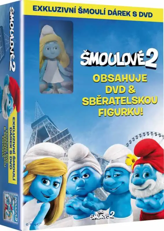 Šmoulové 2 ( obsahuje DVD + sběratelskou figurku ) - DVD