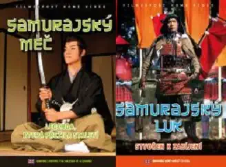 2x DVD Samurajský meč + Samurajský luk - papírové pošetky