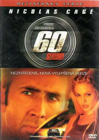 60 sekund DVD plast - režisérská verze