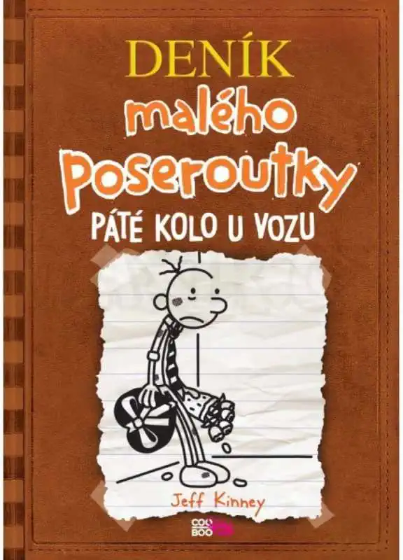 Deník malého poseroutky: Páté kolo u vozu - Jeff Kinney (bazarové zboží)