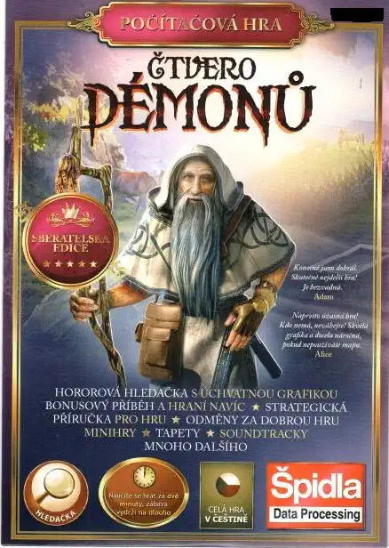 PC hra Čtvero démonů - pošetka