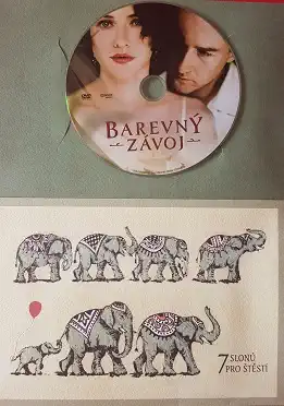 Barevný závoj(dárkový obal)-DVD