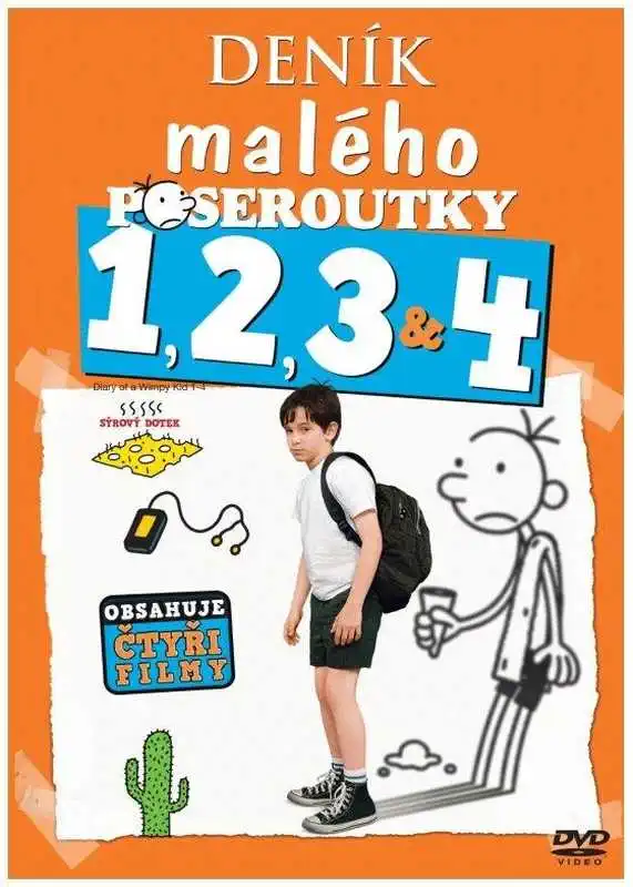 Deník malého poseroutky 1-4 - DVD plast
