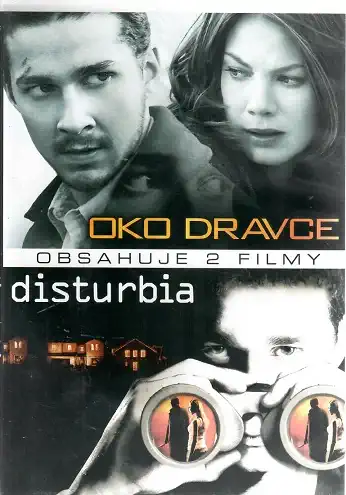 2 filmy: Oko dravce / Disturbia ( plast ) - DVD
