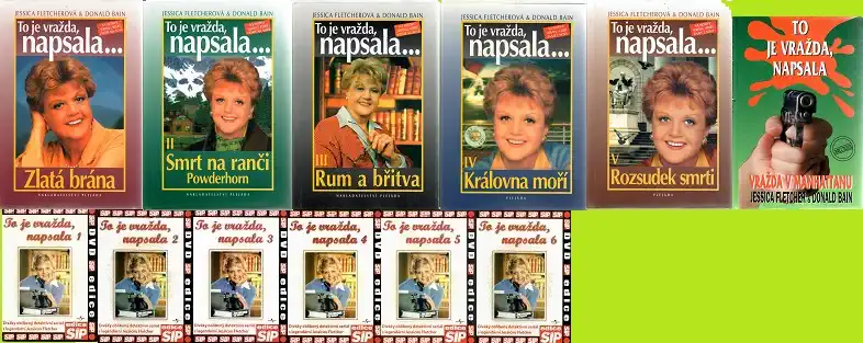 Knižní kolekce To je vražda, napsala.. ( 6x kniha bazarová + 6x DVD )
